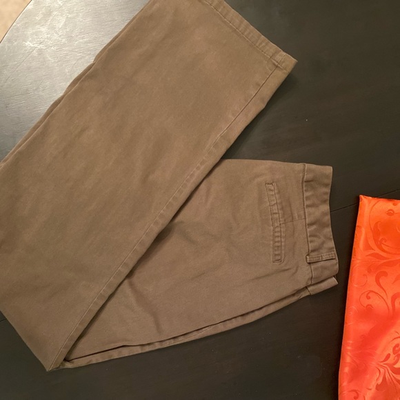 Brown women’s dockers pants, sz 12 Long Tall, Midrise, curvy. GUC - Picture 9 of 10